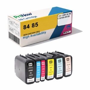 Compatible with HP 84 85 Six-Color Ink Cartridge 130 130R 30 90 C5016A 84 85 Printer Ink Cartridge-PrtNow