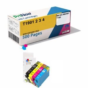 T1901 2 3 4 Ink Cartridges Compatible with Epson ME303 ME401 T190 Color Inkjet Printer Cartridges