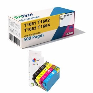 Compatible with T1661, T1671 Ink Cartridges, ME101, ME10 Ink Cartridges, T1662, 1663, 1664 Ink Cartridges