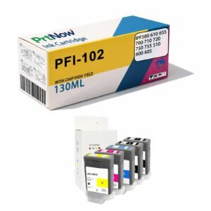 Compatible with Canon PFI-102 IPF500 610 655 700 710 720 750 755 510 Ink Cartridges