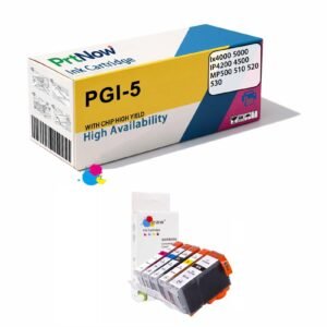 Compatible with Canon PGI-5, ix4000, 5000, IP4200, 4500, MP500, 510, 520, 530 ink cartridges