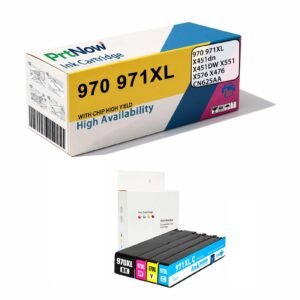 Compatible with HP 970 971XL X451dn X451DW X551 X576 X476 CN625AA Ink Cartridge-PrtNow