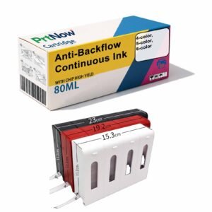 ABS Three-Tank Anti-Backflow Continuous Ink Supply System,改装连供用4色、5色、6色外置瓶,黑红白三色