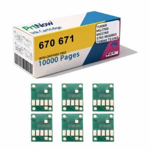 Compatible Canon 670 671 TS8060 MG7760 5760 5765 6860 TS9060 Ink Cartridge Chip-PrtNow