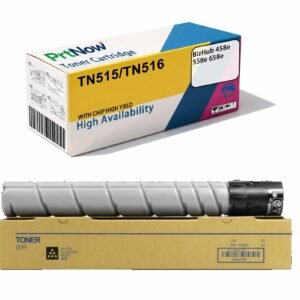 Compatible with Minolta TN515 toner cartridge, BizHub 558e toner, 658e copier toner cartridge, TN516 toner powder-PrtNow