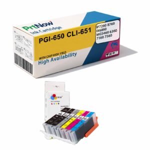 Compatible with Canon IP7260 8760 iX6860 MG5460 6360 7160 7560 PGI-650 Ink Cartridge