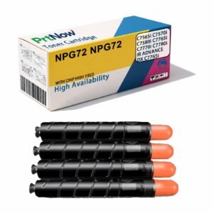 Compatible with NPG72 Canon C7570 toner cartridge, C7565i copier ink cartridge, C7580 toner, C7765i, C7780