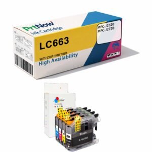 Compatible with Brother LC663BK 663 Ink Cartridge, MFC-J2320 MFC-J2720 Ink Cartridge