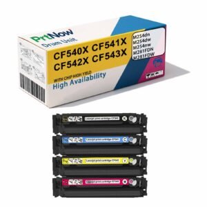 Compatible with HP CF540X-543X/HP203X Toner Cartridge HP M254/M254nw/M281FDN/M280ND-PrtNow