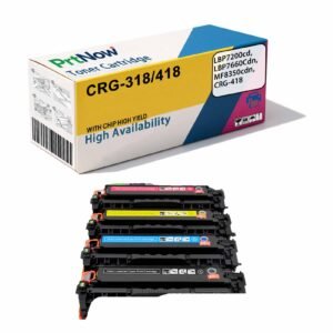 Compatible with Canon CRG-318 toner cartridge, LBP7200cd, LBP7660Cdn, MF8350cdn, crg-418-PrtNow