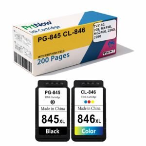Compatible with Canon PG-845 CL-846 Ink Cartridges TS3180 208 MX498 MG2400 2580 2980