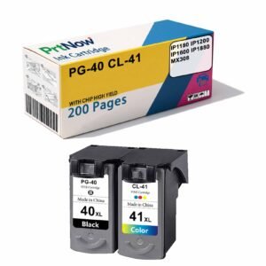 Compatible with Canon PG40 CL41 High Capacity Ink Cartridges IP1180 IP1200 IP1600 IP1880 MX308