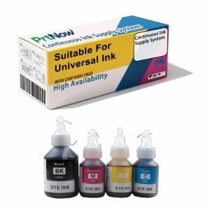 Jianfeng Suitable for Brother Printer Continuous Ink Supply System (CISS) 4 Colors 100ml 50ml Compatible Refillable