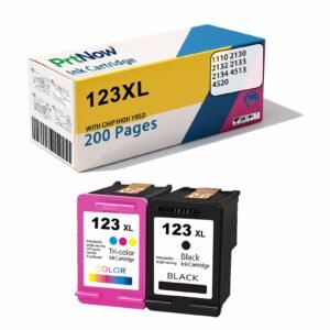 Compatible with HP HP123XL Ink Cartridge for Printers 1110 2130 2132 2133 2134 4513 4520