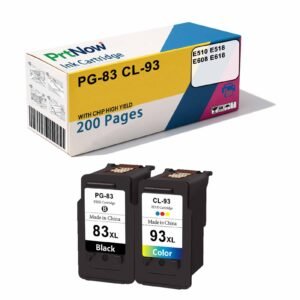 Compatible with Canon PG83 CL93 High Capacity Ink Cartridge Pixma E510 E518 E608 E618 Printer