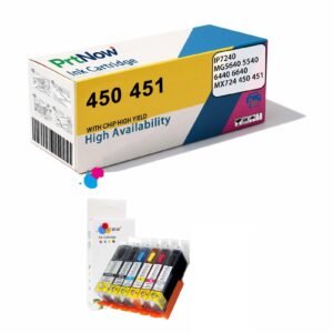 Compatible with Canon IP7240 MG5640 5540 6440 6640 MX724 450 451 Ink Cartridges