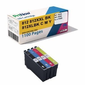 Compatible with Epson T812 812XL wf-7820 wf-7840 ec-c7000 printer ink cartridges