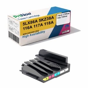Compatible with 5LX86A HP 178nw Waste Toner Cartridge, 179fnw Waste Ink Collector, 150 Waste Ink Recovery Box, 5KZ38a