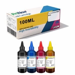 Compatible HP 803 Ink Cartridge 2132 Printer Ink 805 Ink Cartridge 1112 Ink Ink 680 Universal Ink 100ML-PrtNow