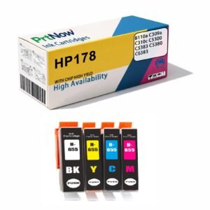 Compatible with HP178 Ink Cartridge B110a C309a C310c C5300 C5383 C5380 C6383 Ink Cartridges