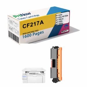 Compatible with CF217A toner cartridge, HP m130nw toner cartridge, M102a ink cartridge, M130a, M130fn printer, HP17a printer
