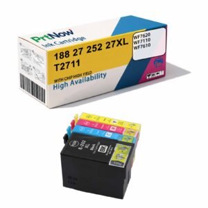 Suitable for Epson 27 27XL T2711 252 188 WF7620 7110 WF7610 printer ink cartridges-PrtNow