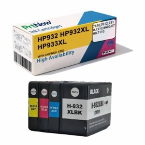 Compatible with HP 7110 7510 Ink Cartridges HP932XL 933XL 7610 7612 6100 6700 Ink Cartridges-PrtNow
