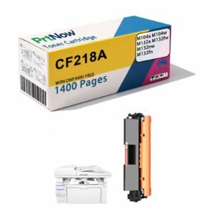 Compatible with HP CF218A toner cartridge, M132a/M132nw ink cartridge, M104a/w toner cartridge, M132snw printer-PrtNow