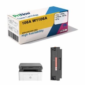 Compatible with HP 106A toner cartridge 135w, 137fnw toner cartridge, 135wg, 135A printer ink cartridge hpW1106A-PrtNow