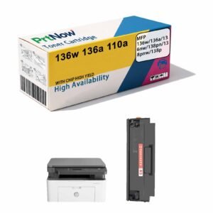 Compatible with HP 136w toner, HP 136a laser printer toner cartridge, 136nw toner cartridge, HP 110A toner cartridge