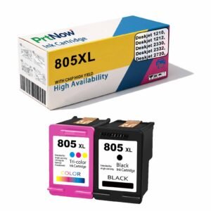 Compatible with HP 805XL Ink Cartridge for Deskjet 1210 1212 2330 2332 2720 2721-PrtNow