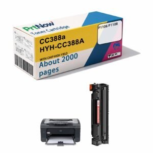 Compatible with HP P1106 toner cartridge, P1106 printer toner cartridge, P1108 ink cartridge, HP 388A toner cartridge, easy refilling toner cartridge-PrtNow