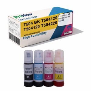 Compatible with Epson Epson 504 Ink L3110 L4150 L6161 L6171 L6191 Printers-PrtNow