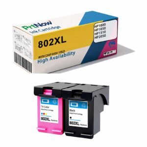 Compatible with HP 802 Ink Cartridge, Refillable for HP 1050 1000 1010 1101 1102 1510 2050