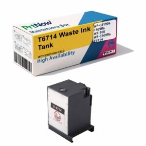 Compatible with T6714 Waste Ink Tank WF-C8190a C8690a WF-100 WF-C869Ra E6714 Maintenance Box-PrtNow
