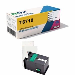 Compatible with T6710 Waste Ink Tank WF5113 WF5623 WF5621 WP4521 4011 E6710 Maintenance Box-PrtNow