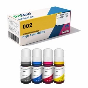 Compatible with Epson 002 Ink L4151 L4168 L4156 L4158 Ink Tank Printers Refill Four Colors