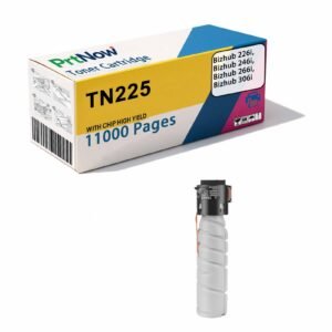 Compatible with Minolta 226i toner cartridge, Konica Minolta 246i 266i 366i toner cartridge, Konica TN225 toner cartridge-PrtNow