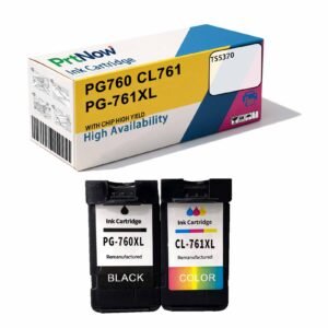 Compatible with Canon Canon PG760 CL761XL Ink Cartridge, TS5370 Printer High Capacity Ink Cartridge-PrtNow