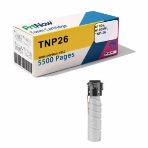 Compatible with Konica Minolta 6180e toner cartridge, PagePro 6180MF toner cartridge, Konica Minolta TNP-26 toner cartridge
