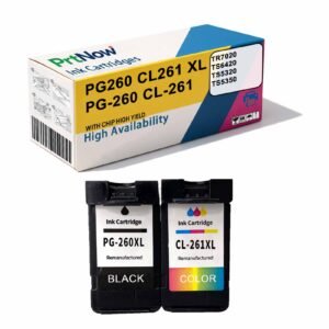 Compatible Canon PG260 CL261XL TR7020 TS6420 TS5320 TS5350 Printer Ink Cartridges