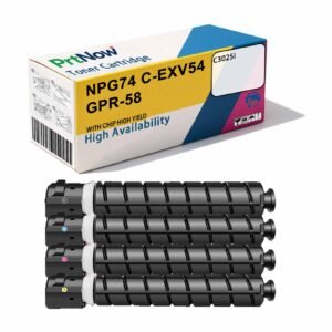 Compatible with Canon NPG74 toner cartridge, Canon C3025i Copier toner GPR-58 toner, CEXV54 ink cartridge