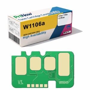 Compatible with HP 135w Drum Chip, 135a HP W1106A Foreign Version Ink Cartridge Toner Chip, 137fnw
