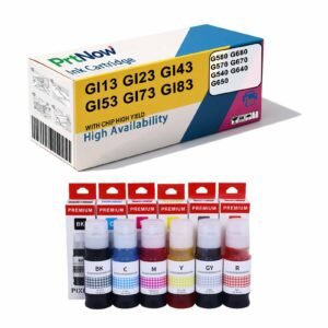 Compatible Canon CANON GI-83 GI-73 GI-53 GI43 G580 G680 Printer Ink GI83-PrtNow