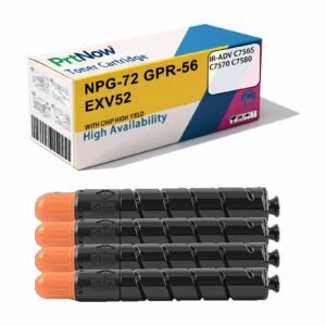 Compatible with Canon C7565 Ink Cartridge C7570 C7580 Canon NPG72 Ink Cartridge GPR-56 EXV52 Toner Cartridge
