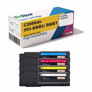 Compatible with Dell C2660dn toner cartridge Dell C2665dnf printer toner 593-BBBU/BBBT/BBBS