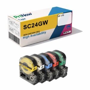 Suitable for Epson Kingjim SR series label ribbon 18mm multi-color and multi-specification