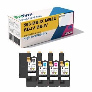 Compatible with Dell E525 toner cartridge Dell E525w ink cartridge 593-BBJX BBJU BBJV BBJV toner cartridge-PrtNow
