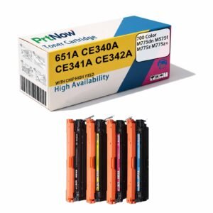 Compatible with HP 651a toner cartridge, 700 M575dn M775z+ color printer toner cartridge, HP CE340A toner cartridge
