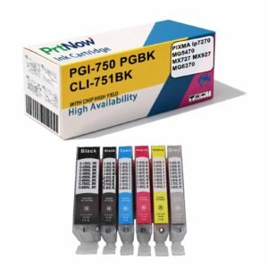 Compatible with CANON 750 751 PGI750 CLI751 PGI-750PGBK CLI-751XL Ink Cartridges